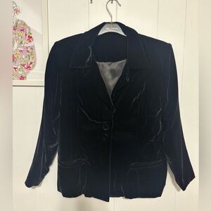Women's Velvet Blazer